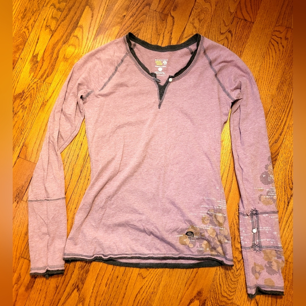Mountain Hardwear Women’s Long Sleeve Henley Top Size M